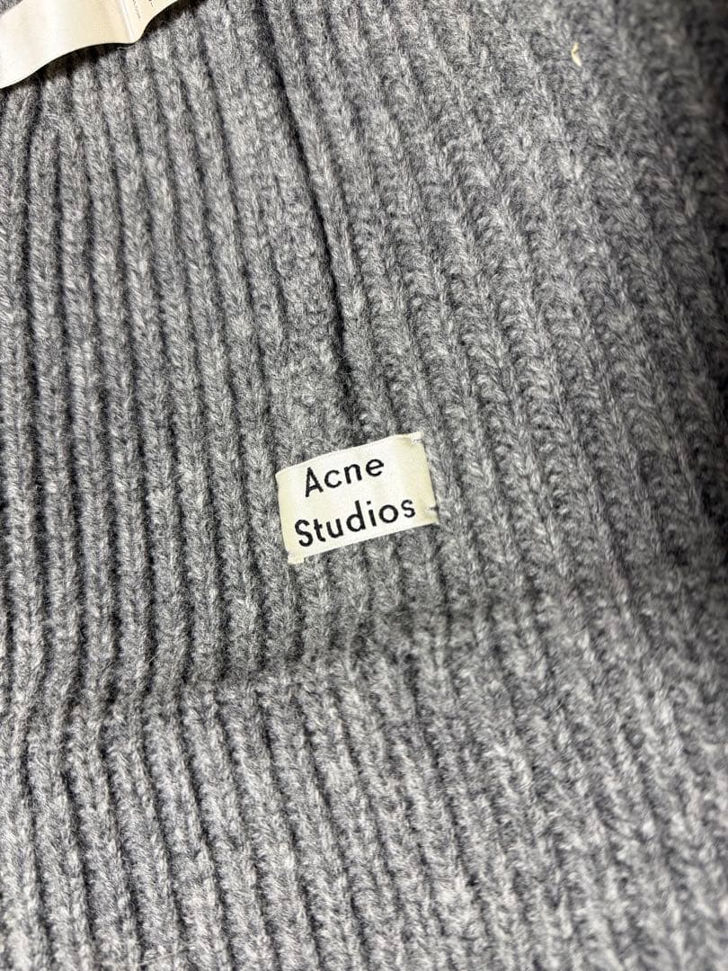 Acne Studios ビーニー ニット帽 グレー 正規品 クリーニング済