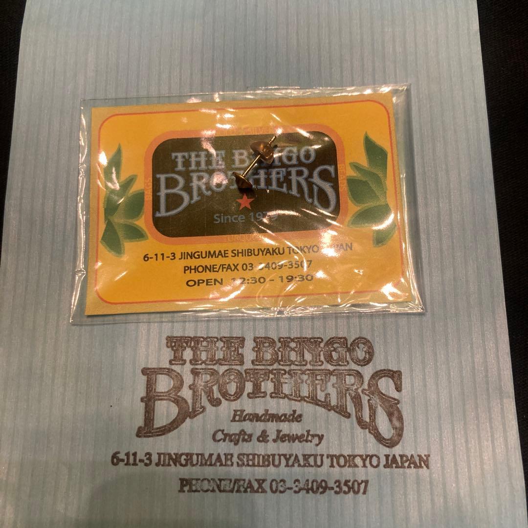 ビンゴブラザーズ　24K星ピアス
