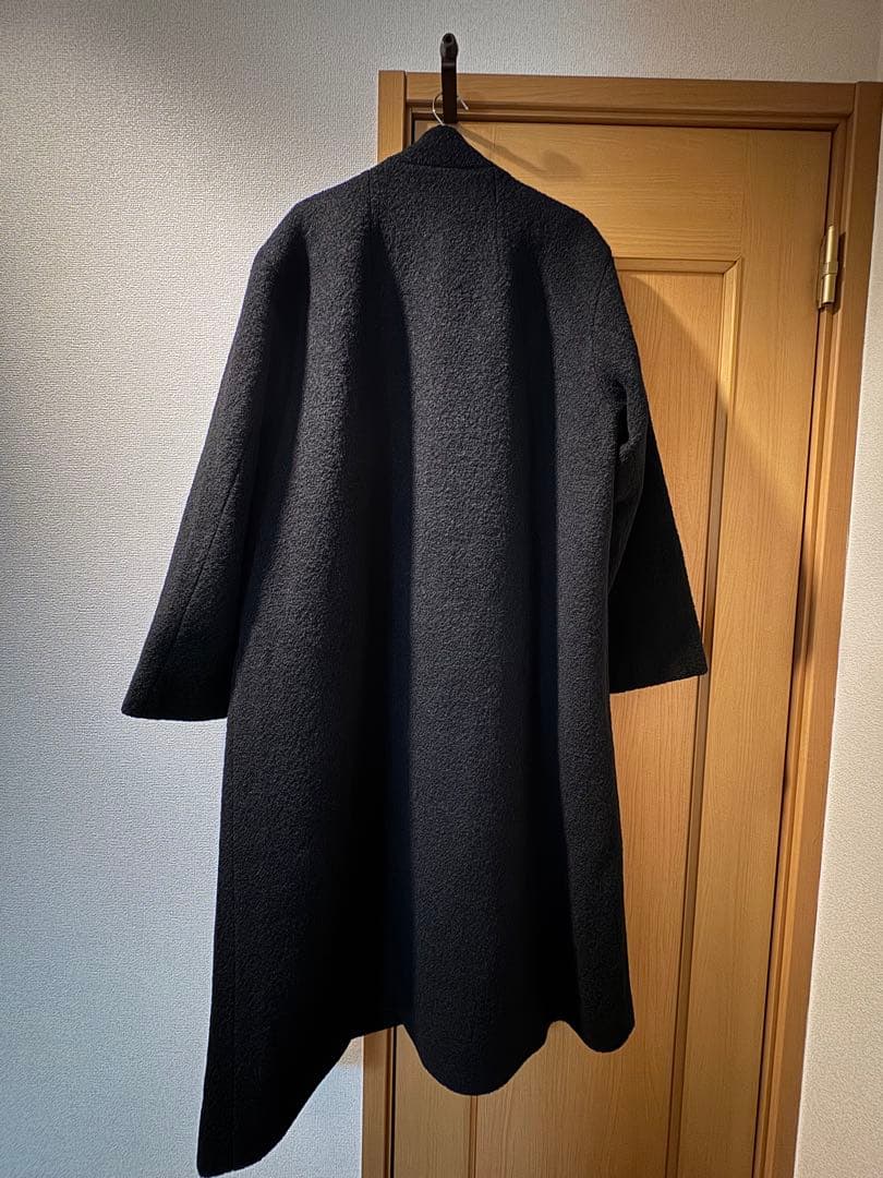 ànuke：Collarless Cocoon Coat：size38