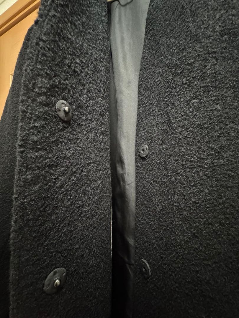 ànuke：Collarless Cocoon Coat：size38