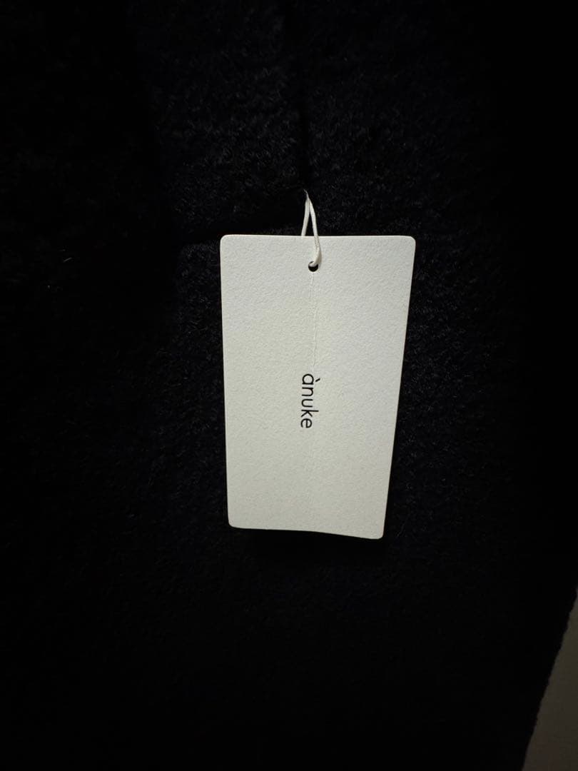 ànuke：Collarless Cocoon Coat：size38