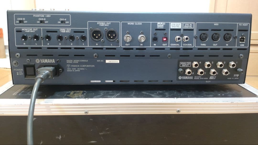Yamaha 01V96 デジタルミキサー MY8-AD24付　ハードケース付