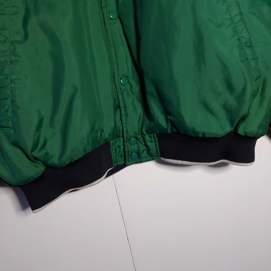 90s オールドナイキ NBA公式 セルティックスナイロンスタジャン XXL緑黒