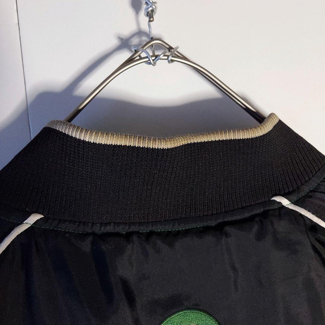 90s オールドナイキ NBA公式 セルティックスナイロンスタジャン XXL緑黒