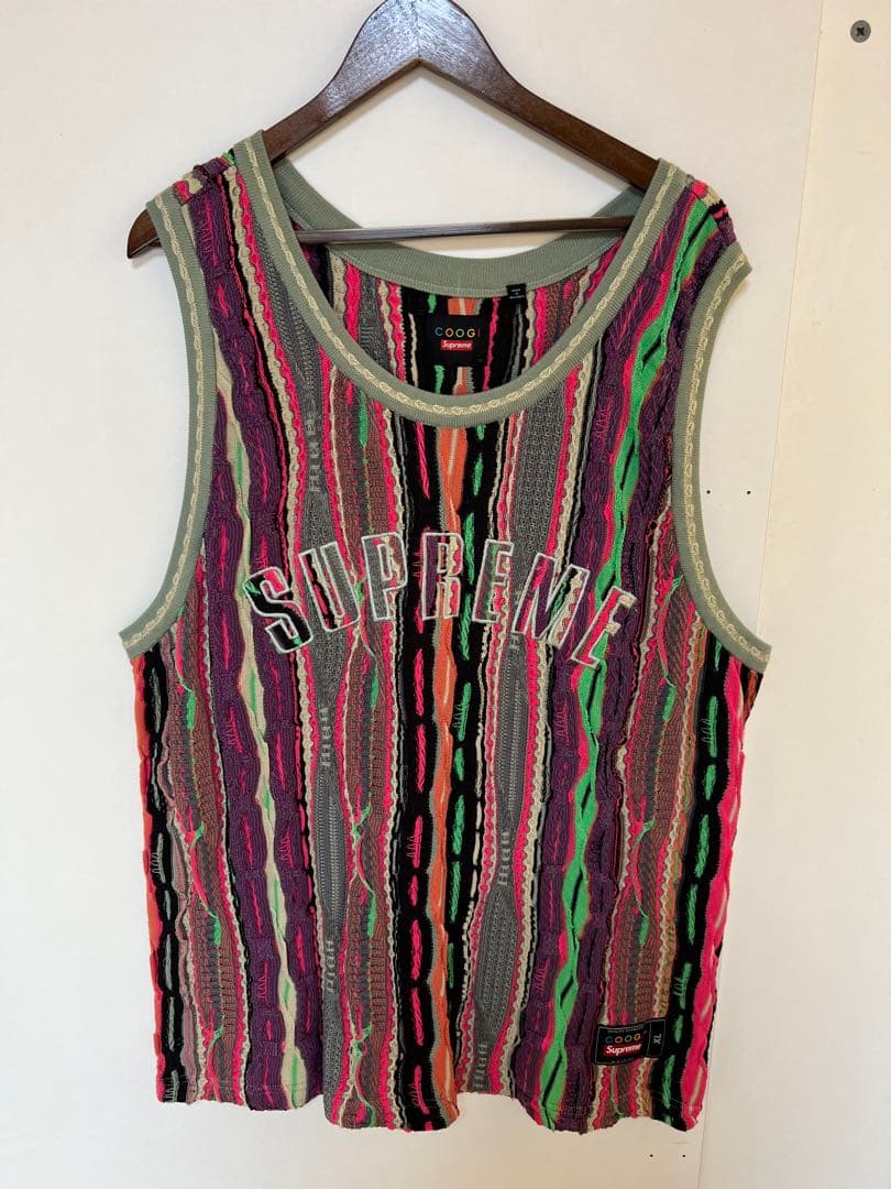 k*j様 COOGI x Supreme マルチカラー タンクトップ XL