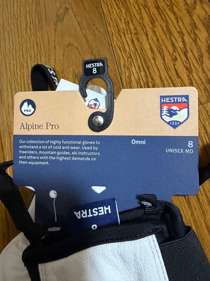 ヘストラ　手袋　Hestra Alpine Pro グローブ 8号 ホワイト