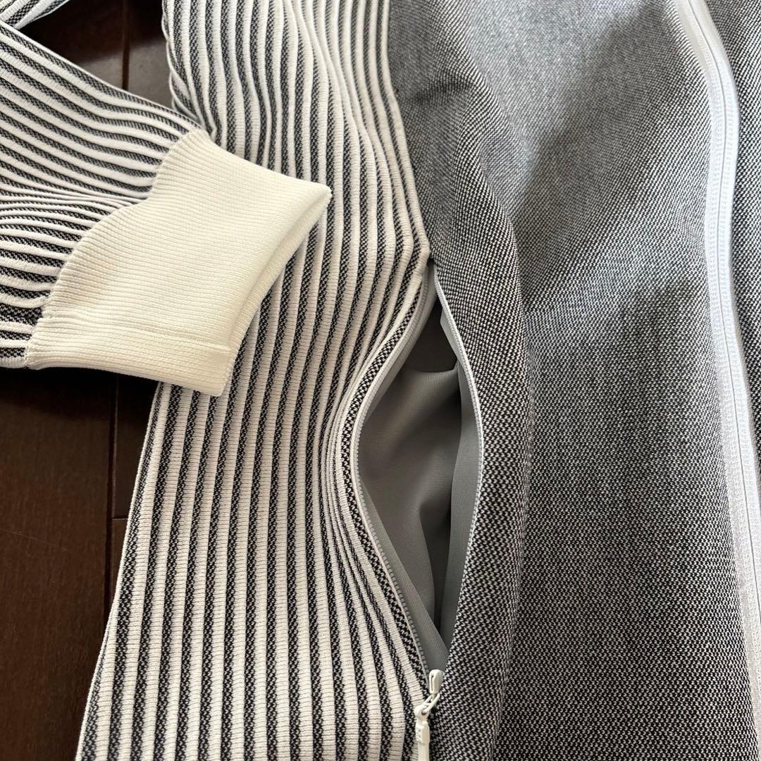 パーリーゲイツPGGポリエステルヤーン杢グレージャケットサイズ1