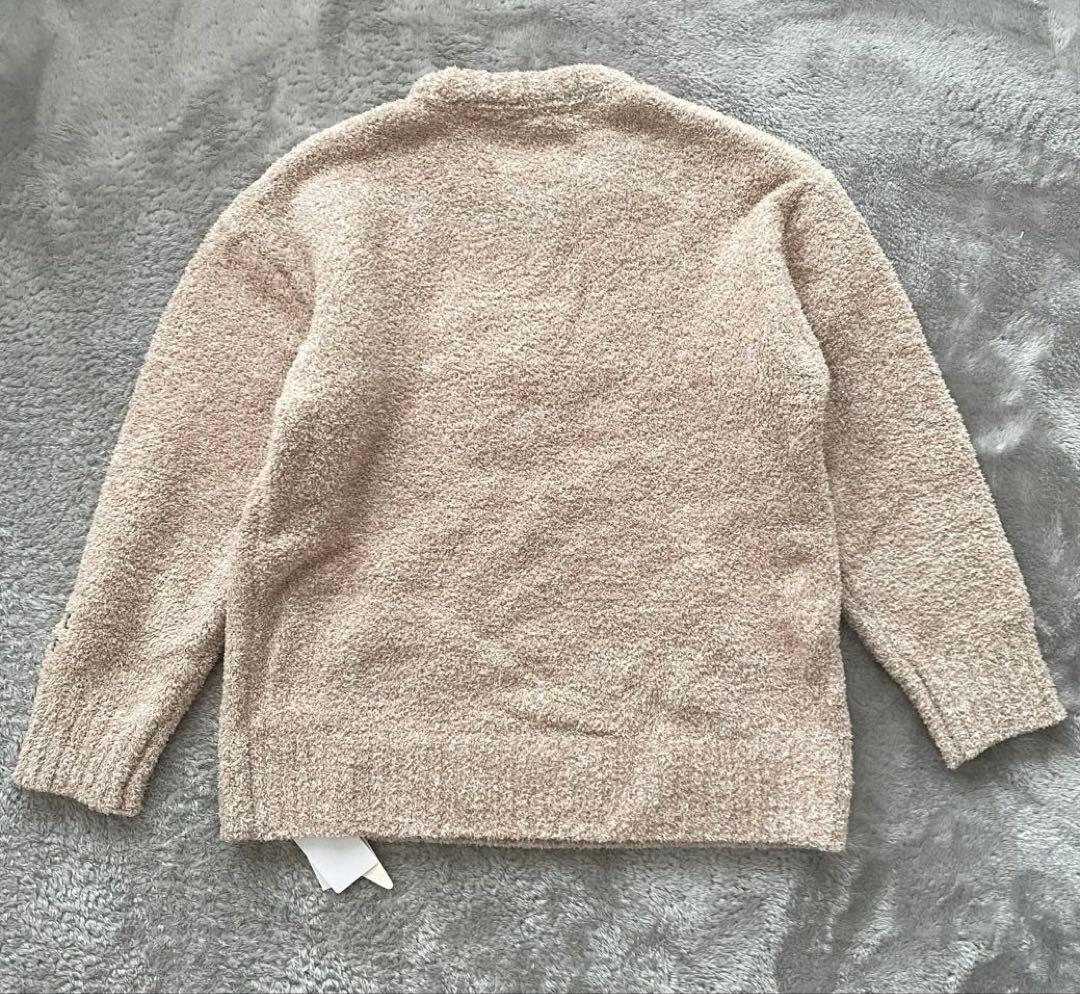 ジェラートピケ　パウダーメランジベアジャガードプルオーバー&ロングパンツセット