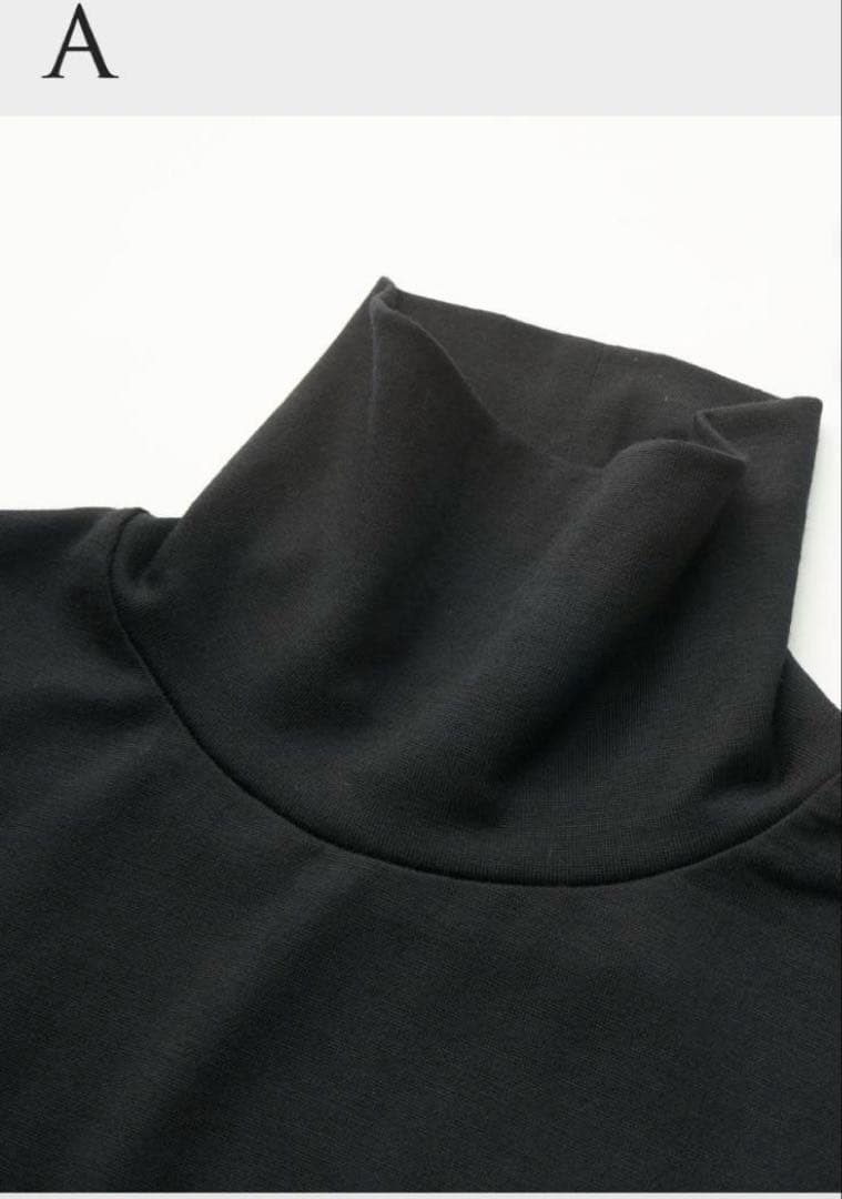 佐藤健【ABYTS】 HIGH NECK WOOL CUT-SEW