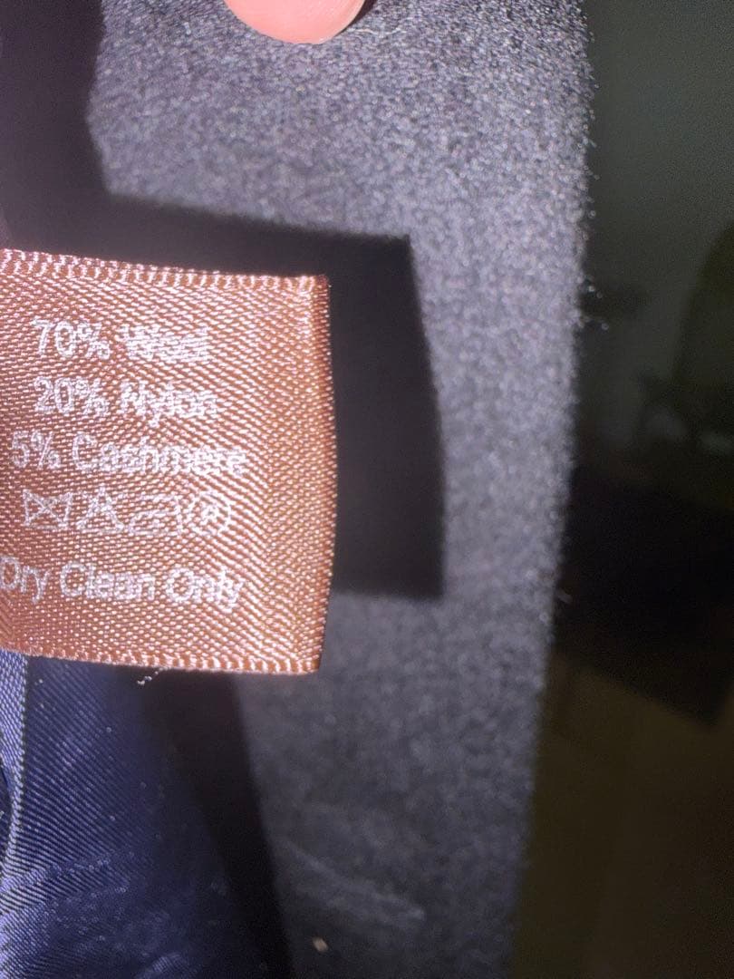 のりすけ様スコットランド製　MACKINTOSH 黒 ウールピーコート