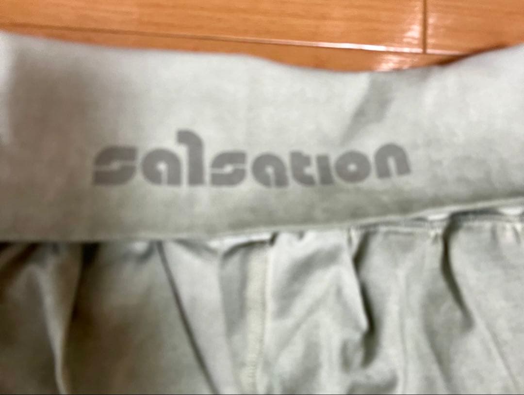 salsation グリーン サルエルパンツ