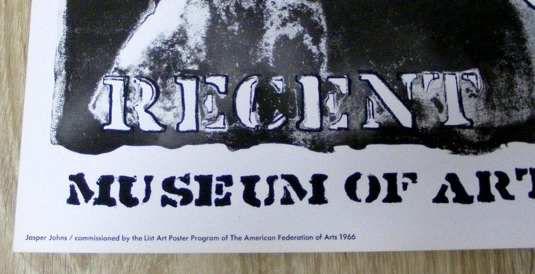 ジャスパー ジョーンズ Recent Still Life 1966年ポスター