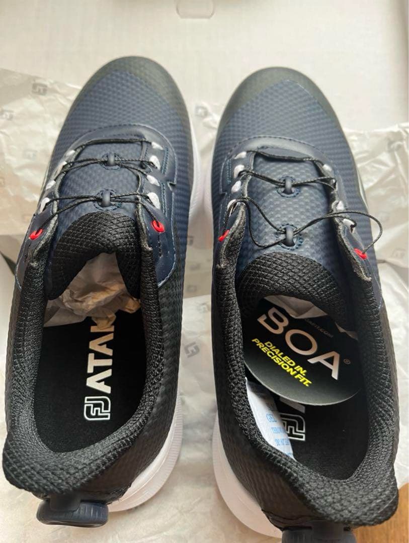 新品　25.5cm フットジョイ ゴルフシューズ　ネイビー