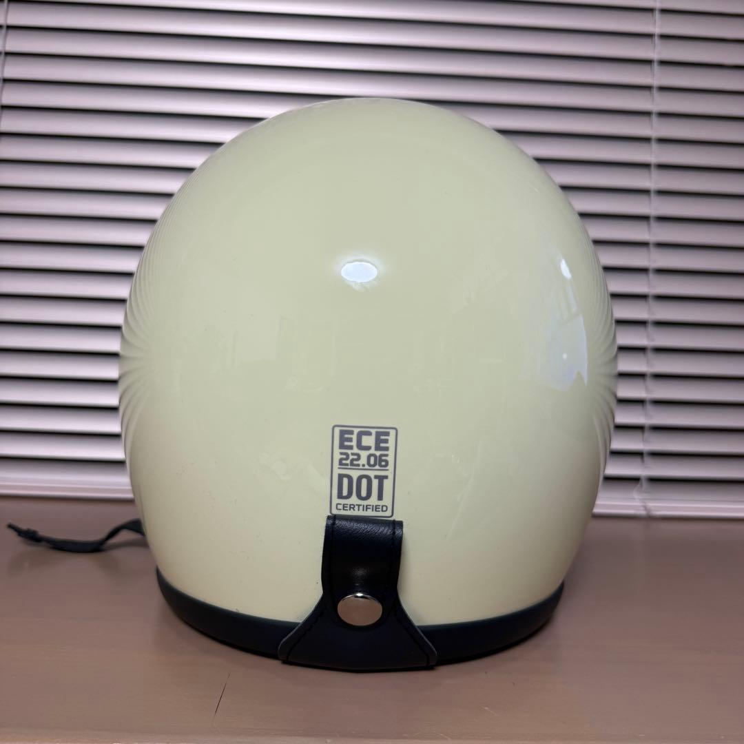 はる　500-TX ジェットヘルメット 　【装飾品】アイボリー　L