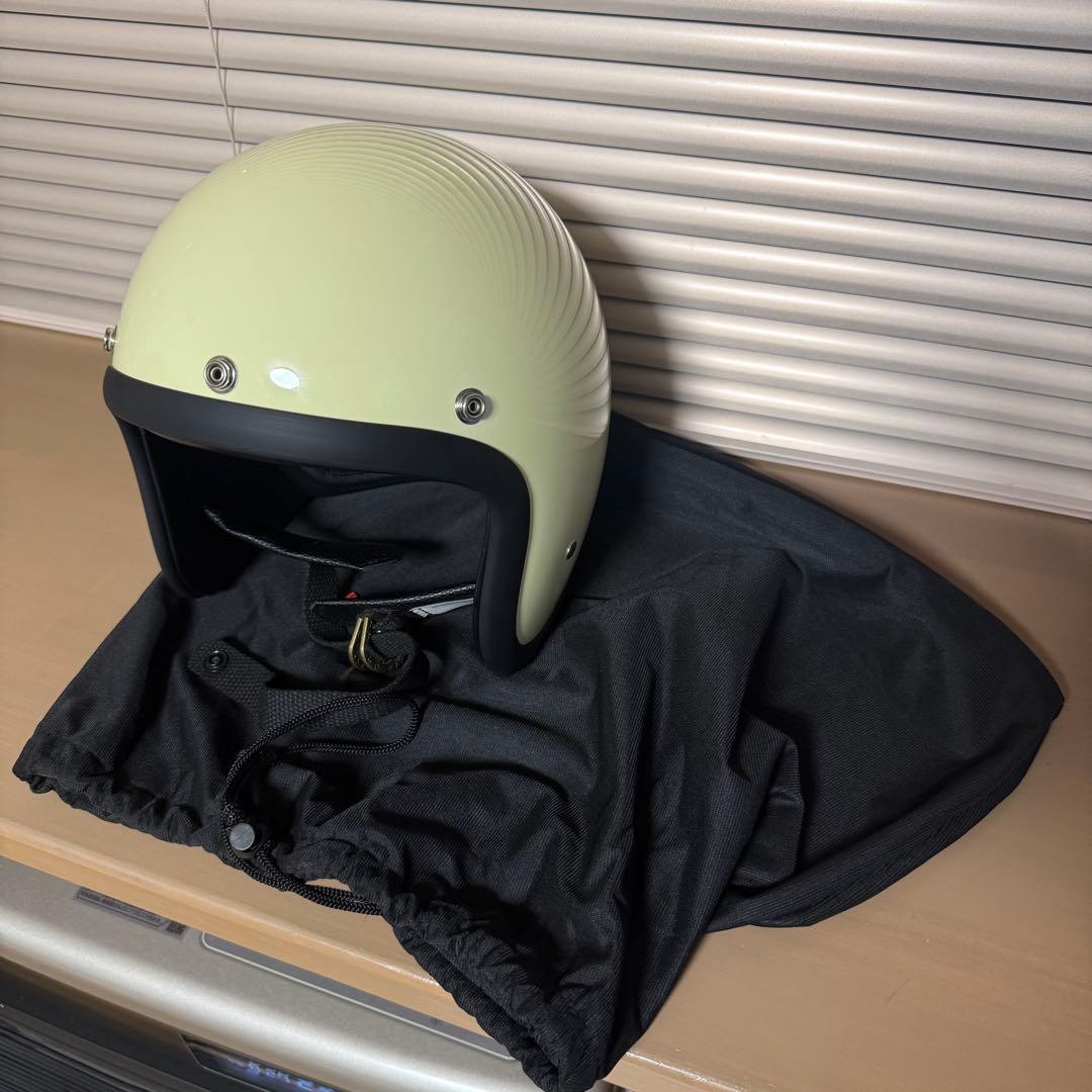 はる　500-TX ジェットヘルメット 　【装飾品】アイボリー　L
