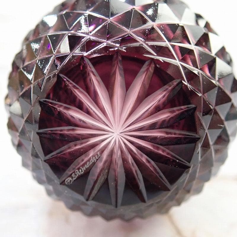 Tony_mam 様RU-6020　創作　島津　薩摩切子　色被せガラス