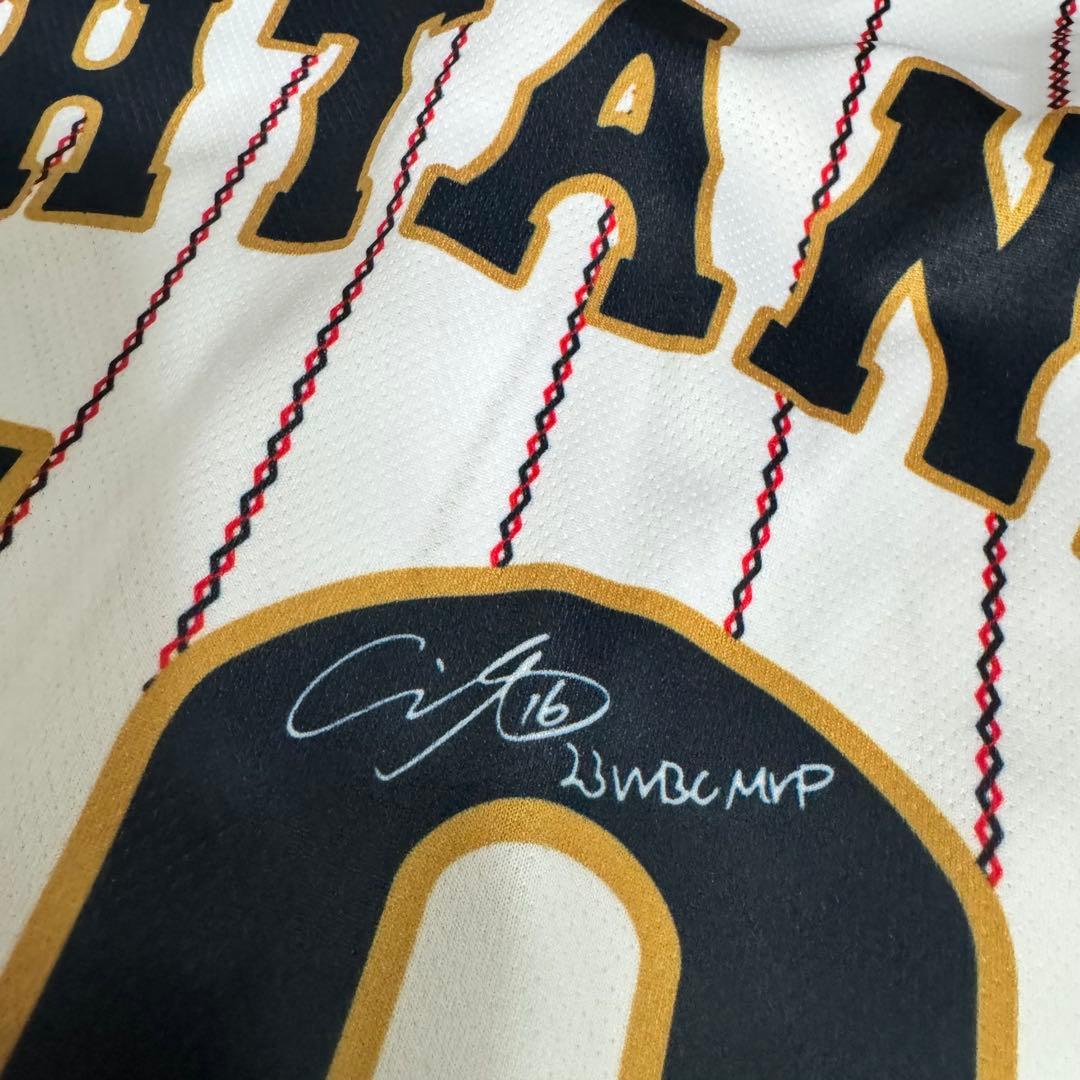 マ*モ様 非売品　大谷翔平　2023WBC MVP サインプリント日本代表ユニフ