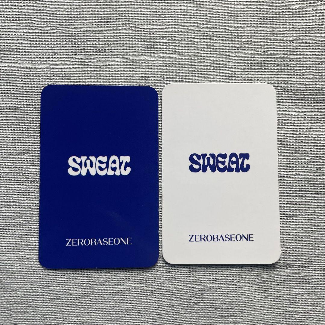 ZB1 ZEROBASEONE ゼベワン SWEAT トレカ 2枚 ハンユジン