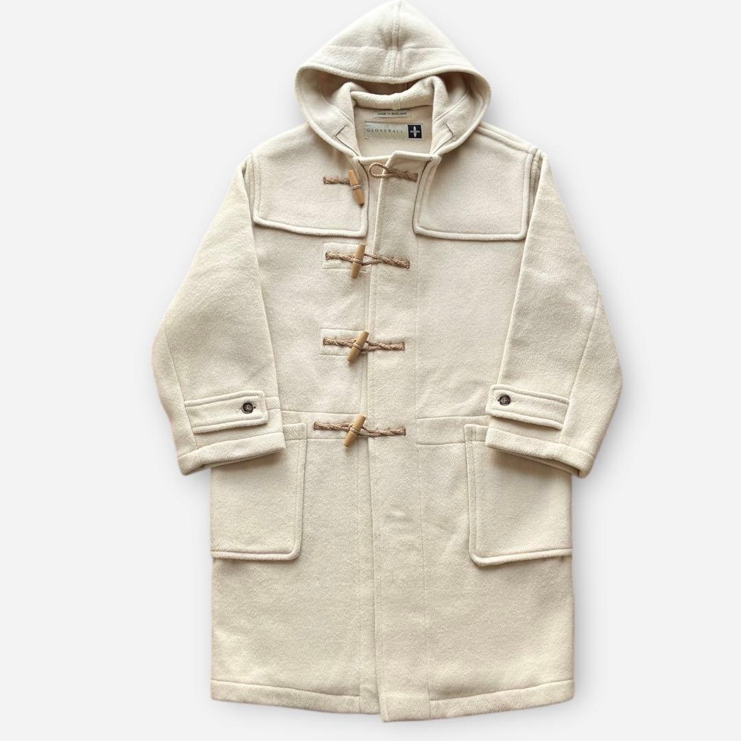 90's 英国製 Gloverall ダッフルコート アイボリー S 白タグ