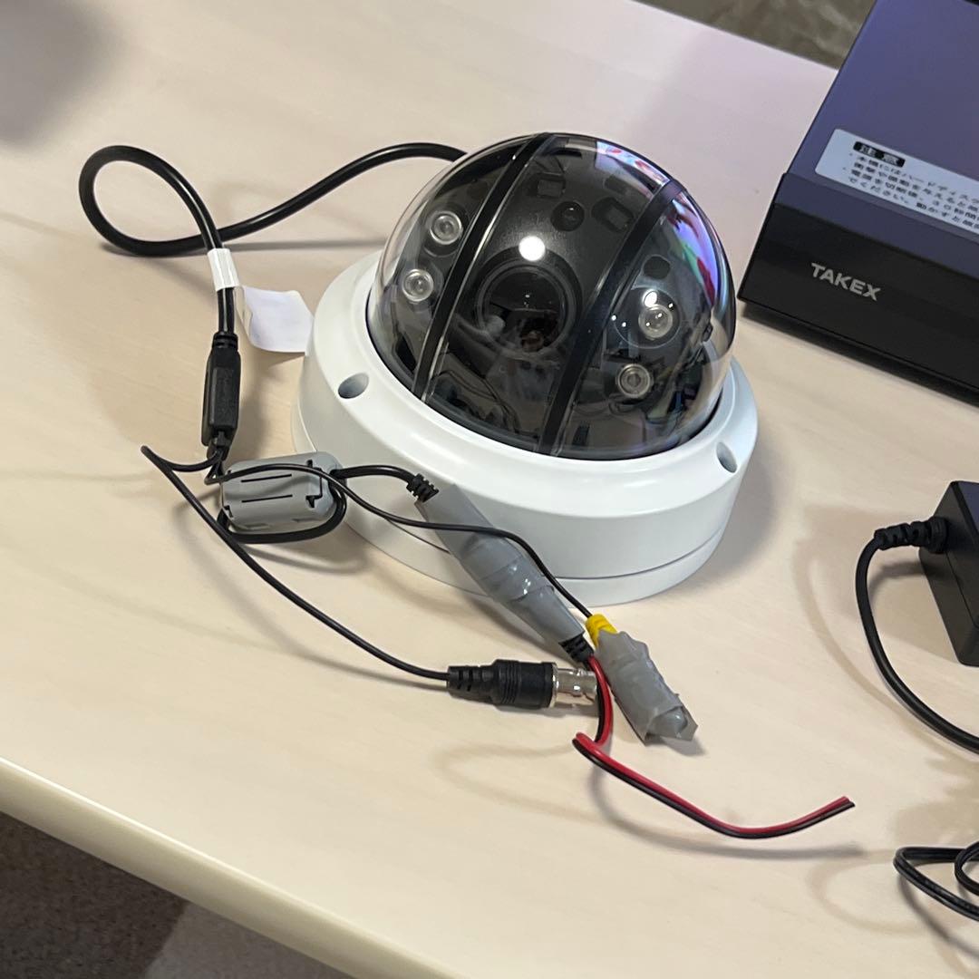 TAKEX 防犯カメラ VOC-IR850AH レコーダー AHD04S-A