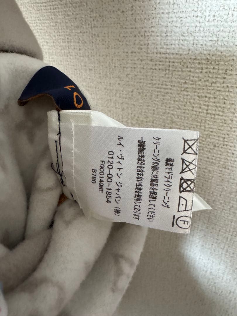 Louis Vuitton フード付きロングコート ベージュ　34