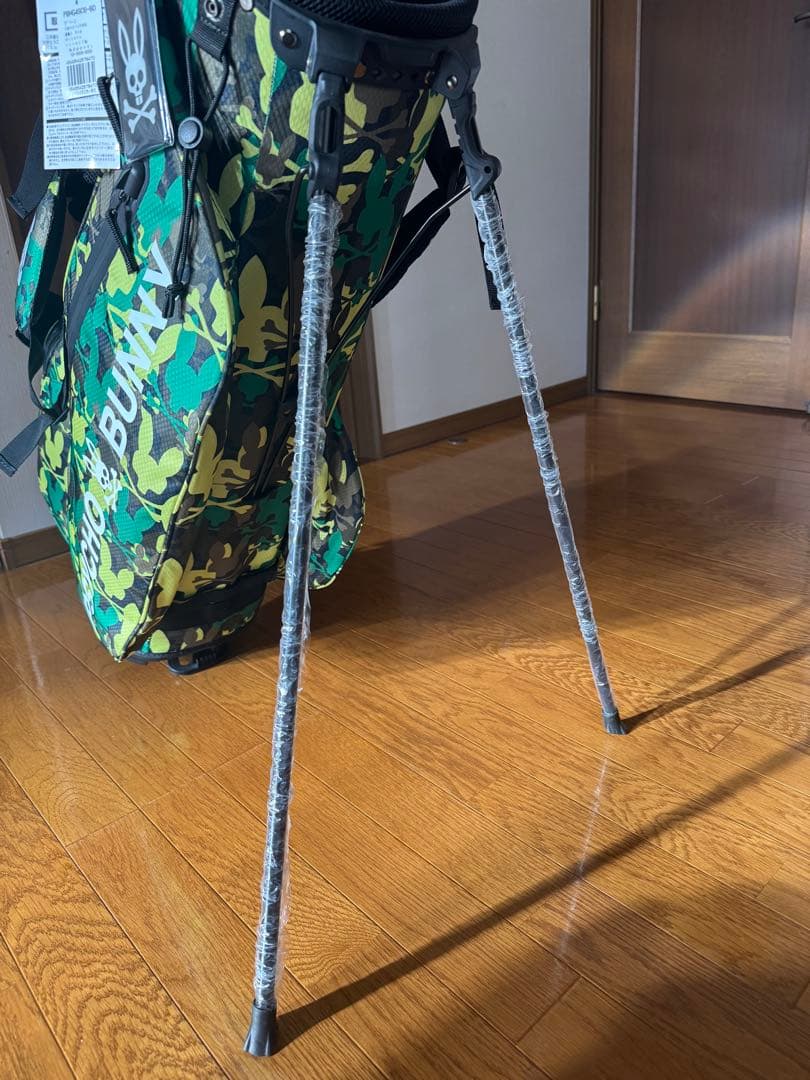 PSYCHO BUNNY 迷彩スタンドバッグ