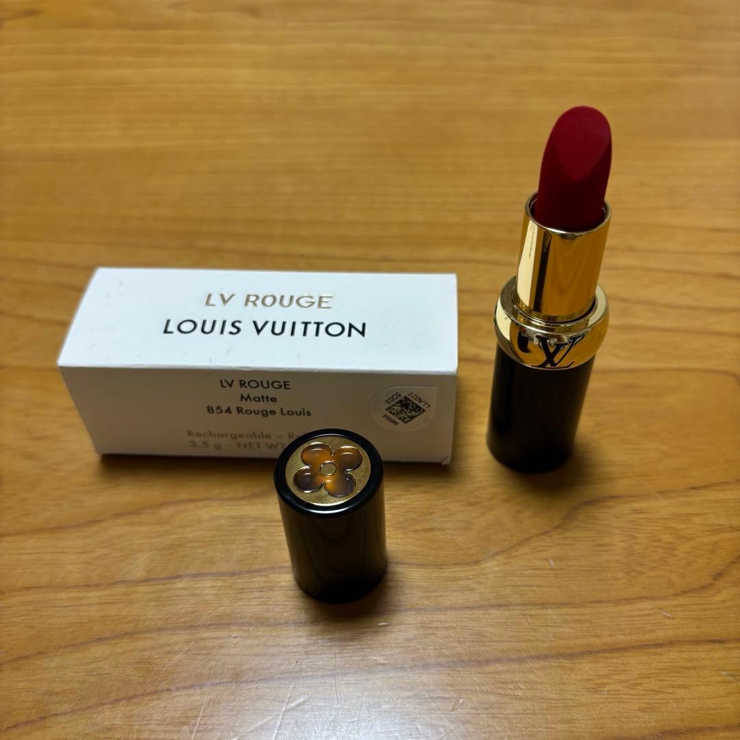 LV ルージュ　マット　リップスティック　ルージュルイ　口紅　コスメ