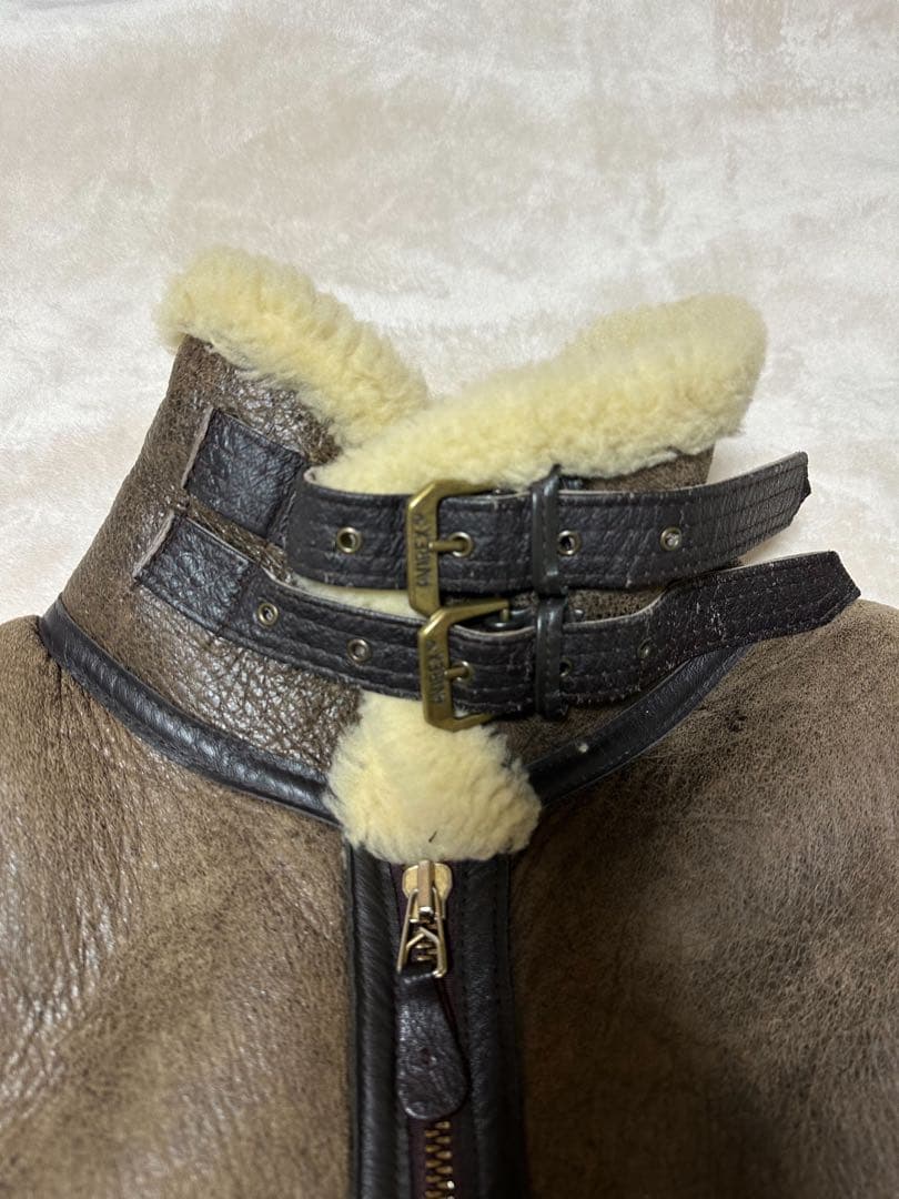 AVIREX Ｂ-3 ムートンジャケット★米国製サイズ40