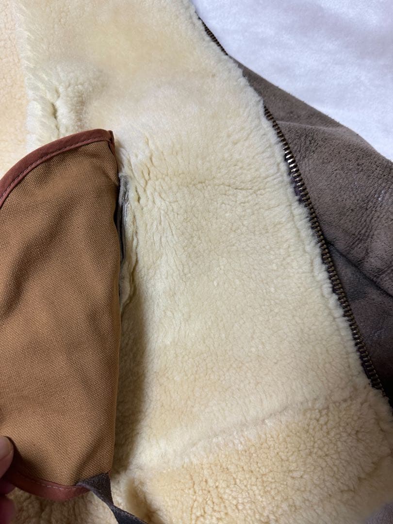 AVIREX Ｂ-3 ムートンジャケット★米国製サイズ40