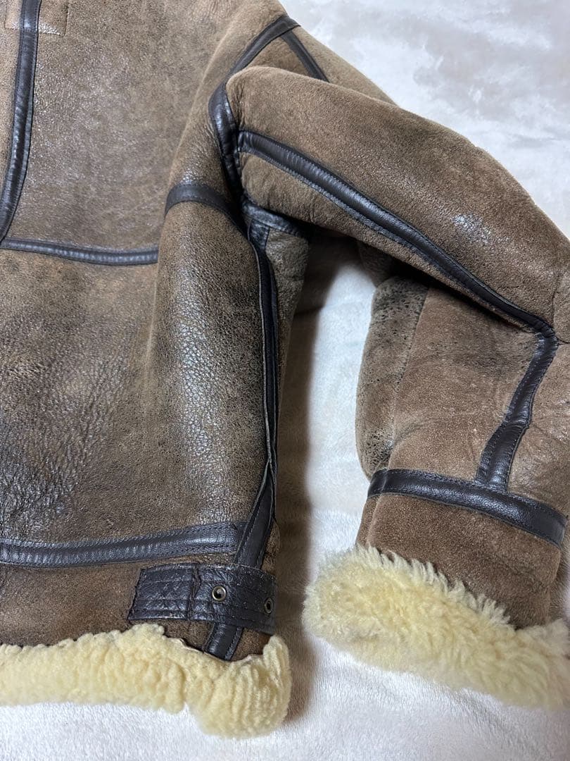 AVIREX Ｂ-3 ムートンジャケット★米国製サイズ40