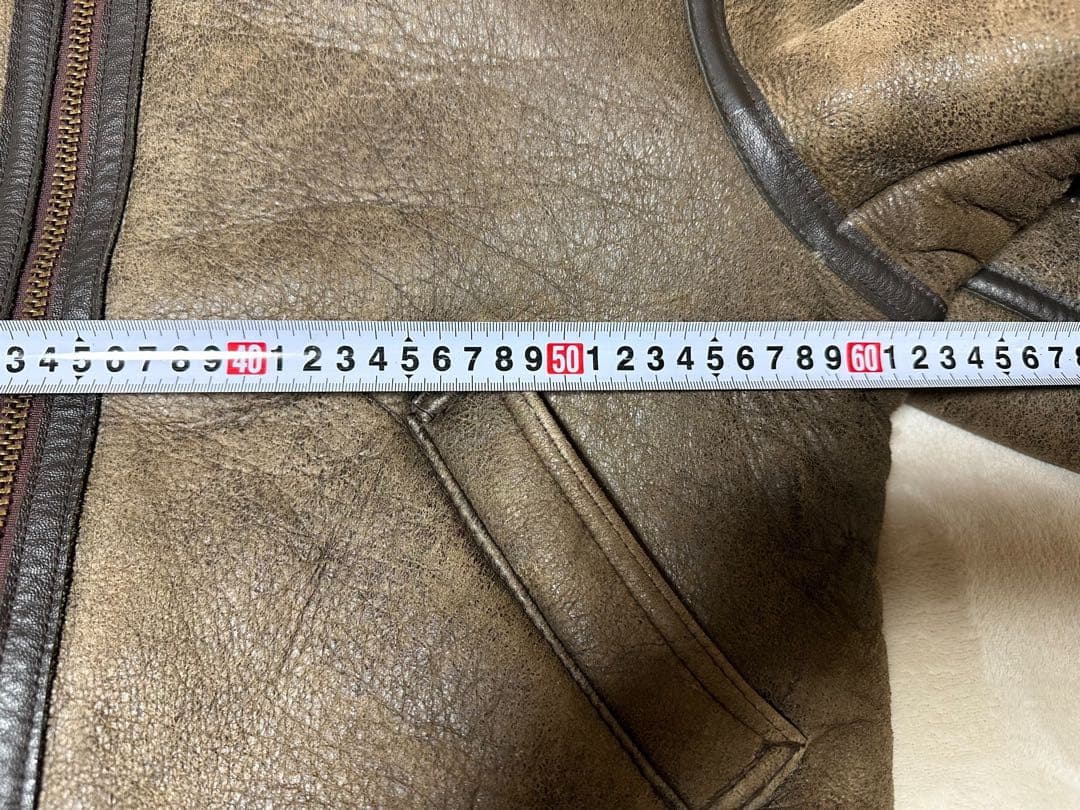 AVIREX Ｂ-3 ムートンジャケット★米国製サイズ40