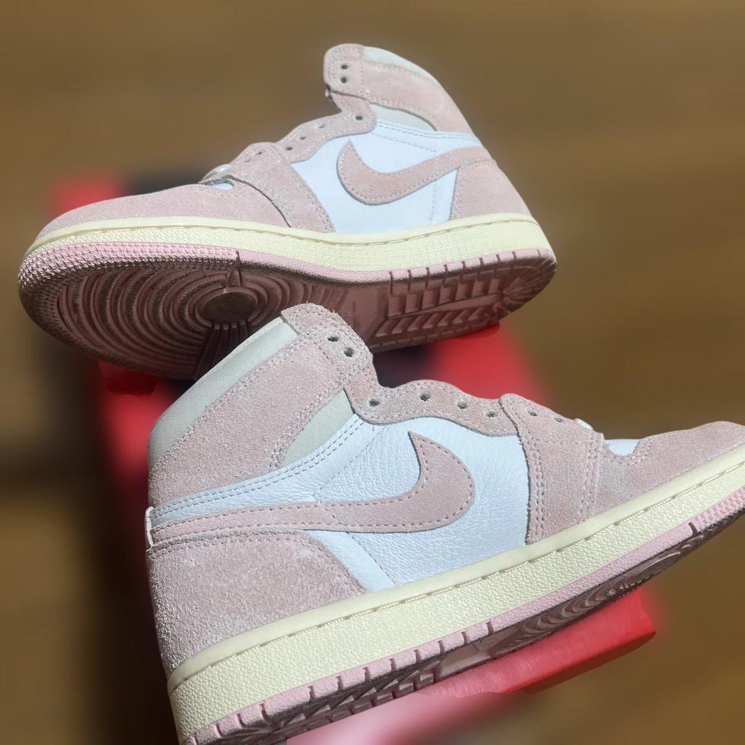 ナイキ ウィメンズ エアジョーダン1 レトロ ハイ OG ウォッシュドピンク