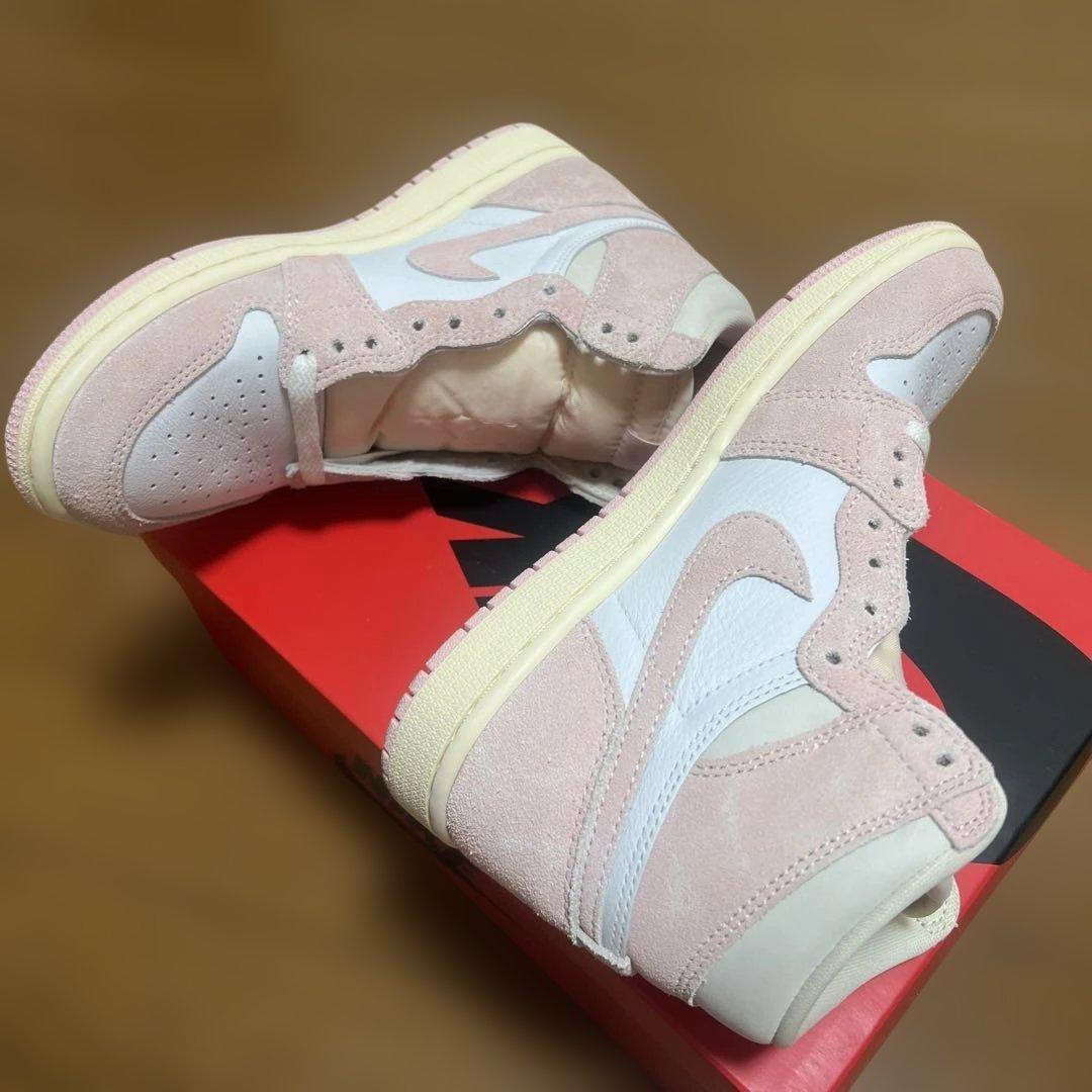 ナイキ ウィメンズ エアジョーダン1 レトロ ハイ OG ウォッシュドピンク