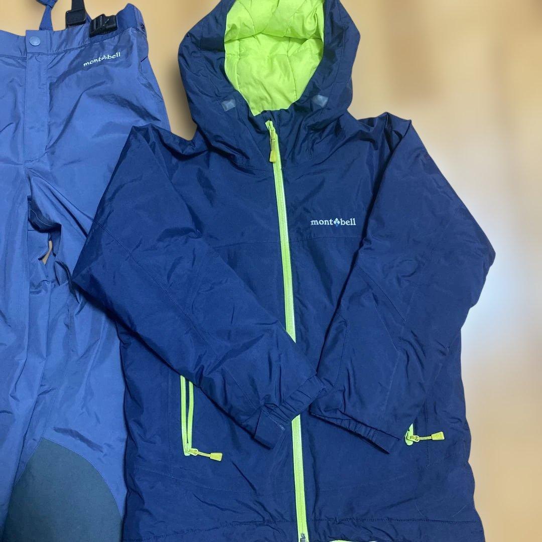 mont-bell 子供用スキーウェア上下セット 140cm