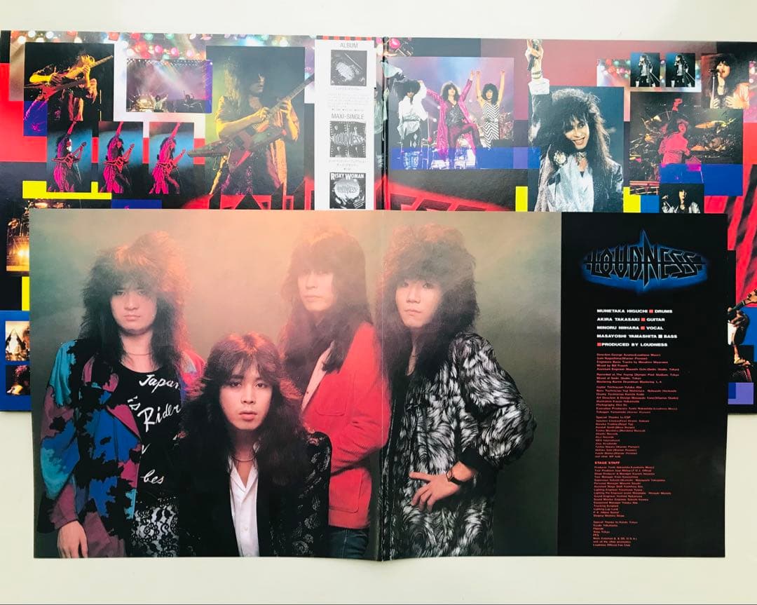 LOUDNESS 8186 LIVE 2枚組レコード　初回特典ボーナスシングル付