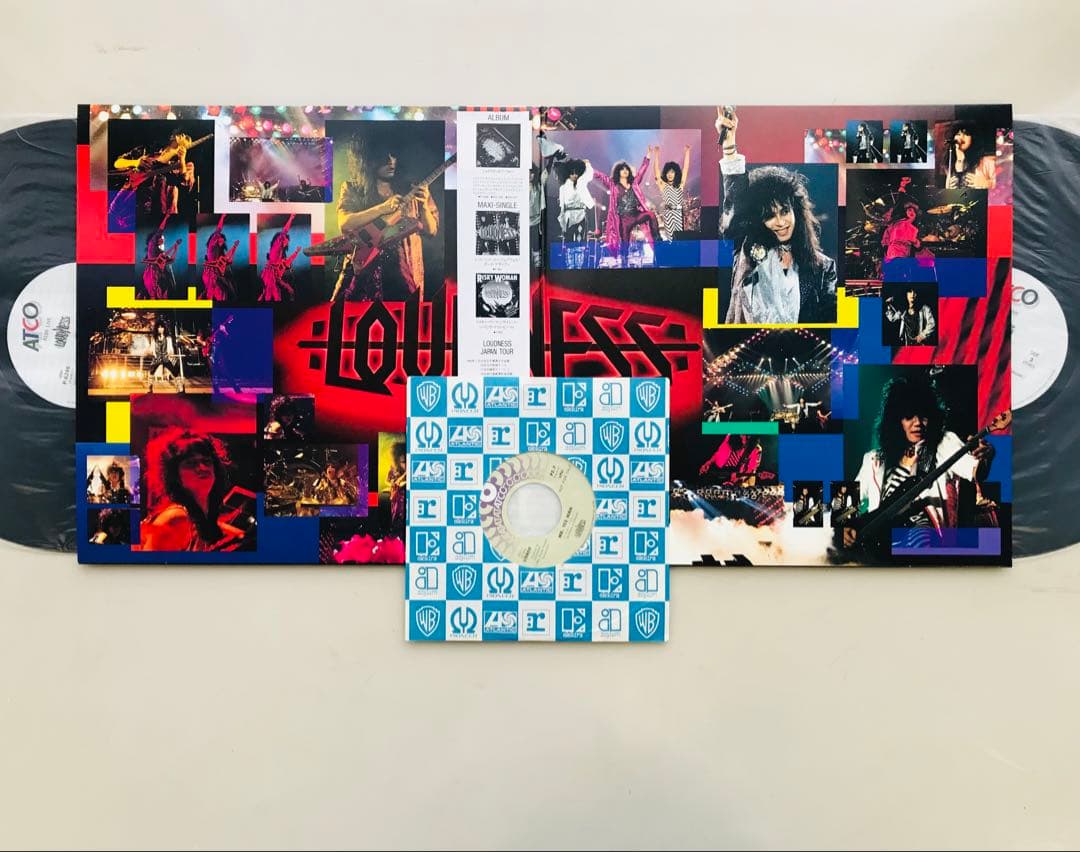 LOUDNESS 8186 LIVE 2枚組レコード　初回特典ボーナスシングル付