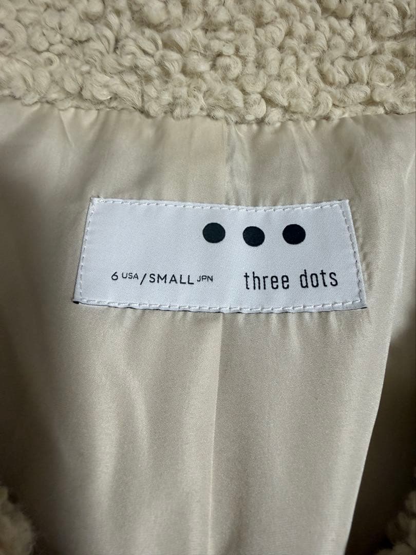 スリードッツ　プードルボア ポンチョ