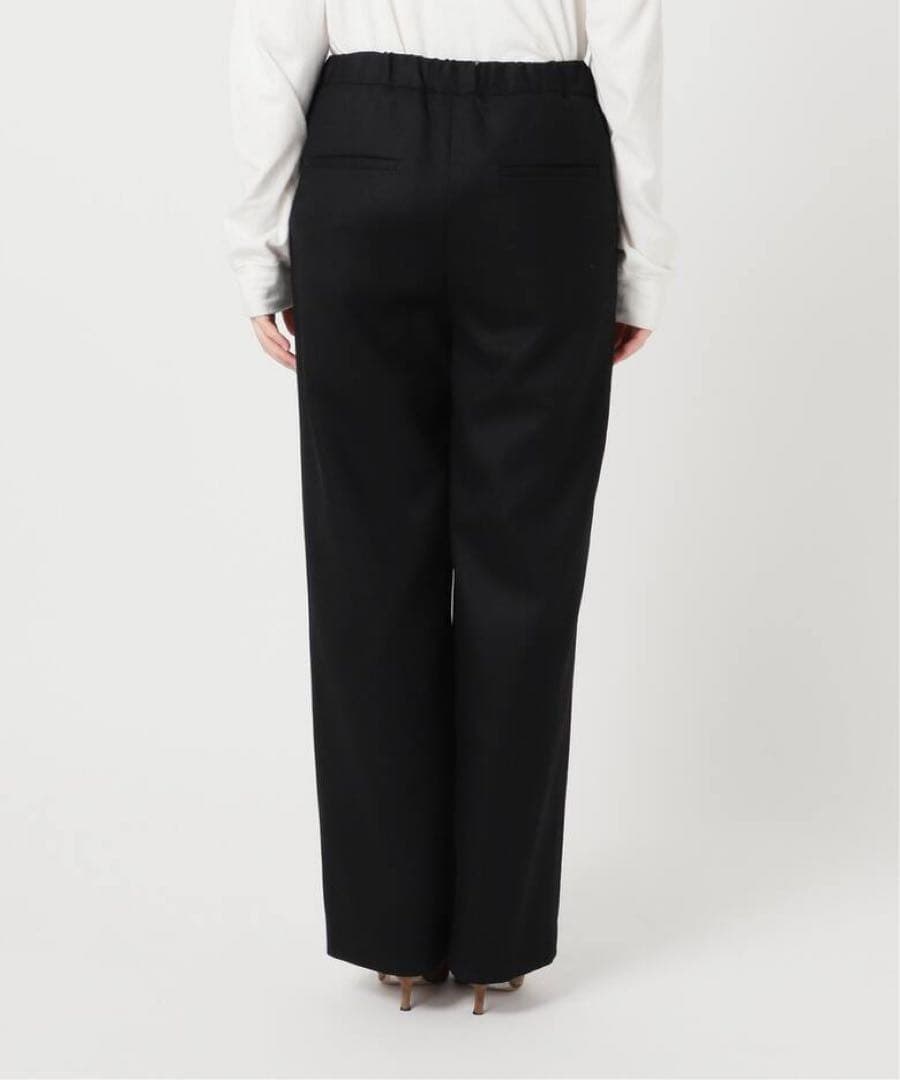 美品　FRAMeWORK ウォッシャブルサキソニーイージーパンツ