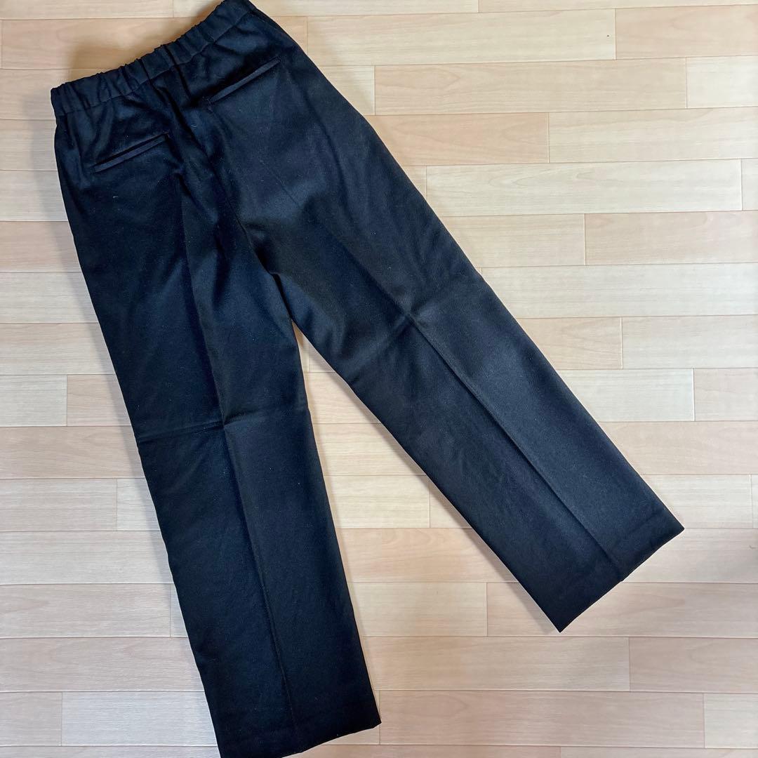 美品　FRAMeWORK ウォッシャブルサキソニーイージーパンツ