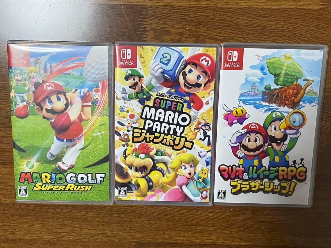【定価換算19000円】マリオSwitchソフト3本セット（ジャンボリー他）