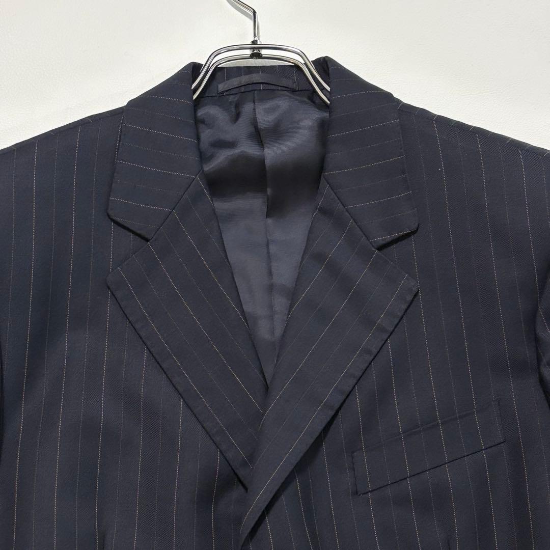 美品 エルメネジルドゼニア スーツ セットアップ Mサイズ相当 ネイビー