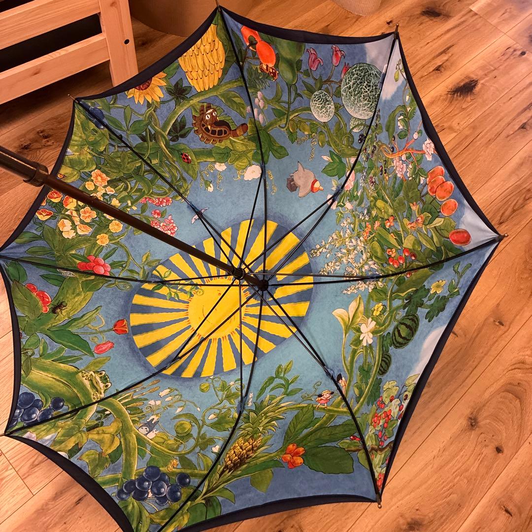 最終値下げ　美品　ジブリ美術館 限定 フレスコ 傘　正規品　となりのトトロ