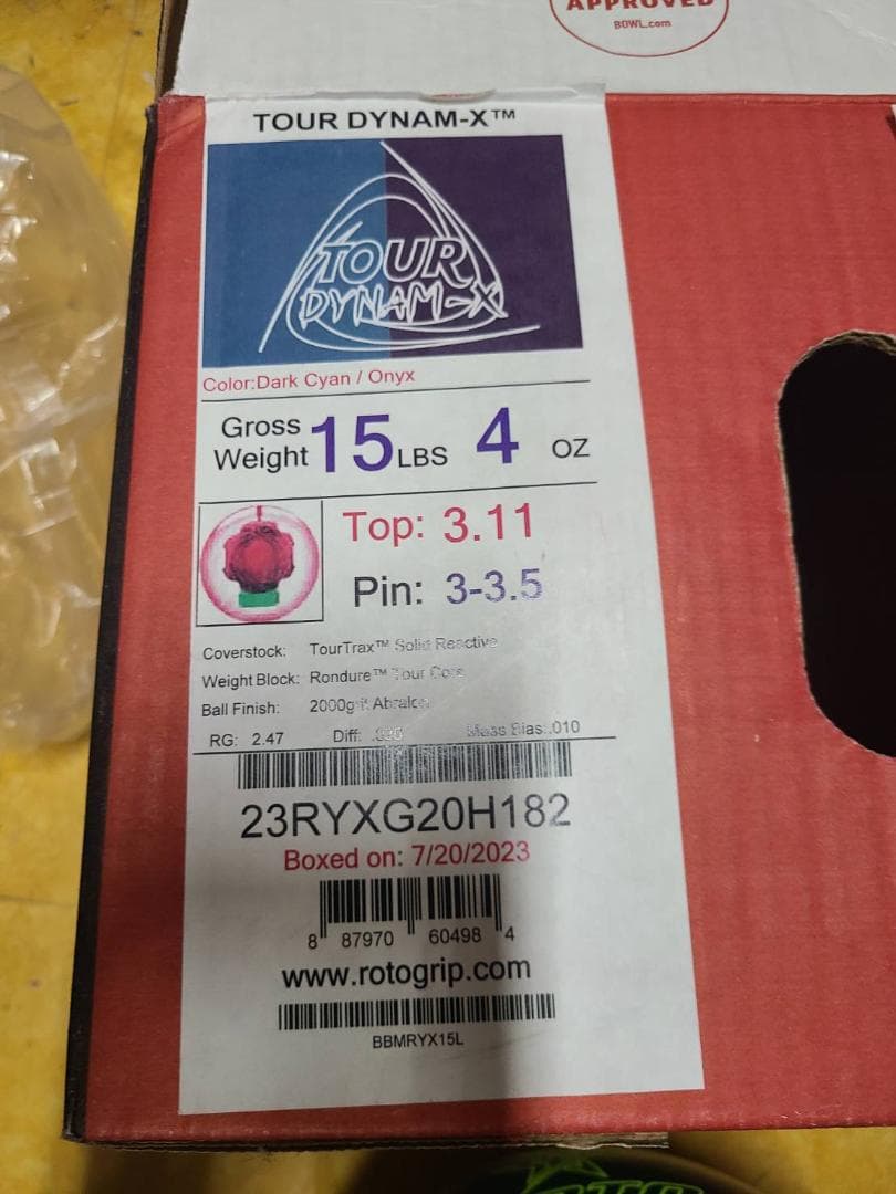 ロトグリップ　ツアーダイナミクス　15ポンド　新品