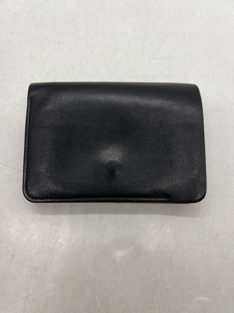 forme short wallet baby calfベイビーカーフ ブラック