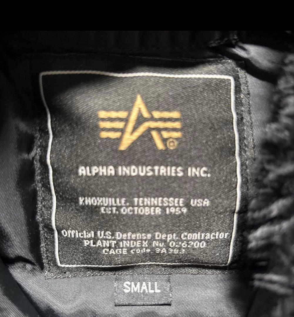 alpha n2b short flight jacket 短丈　ブラック　黒