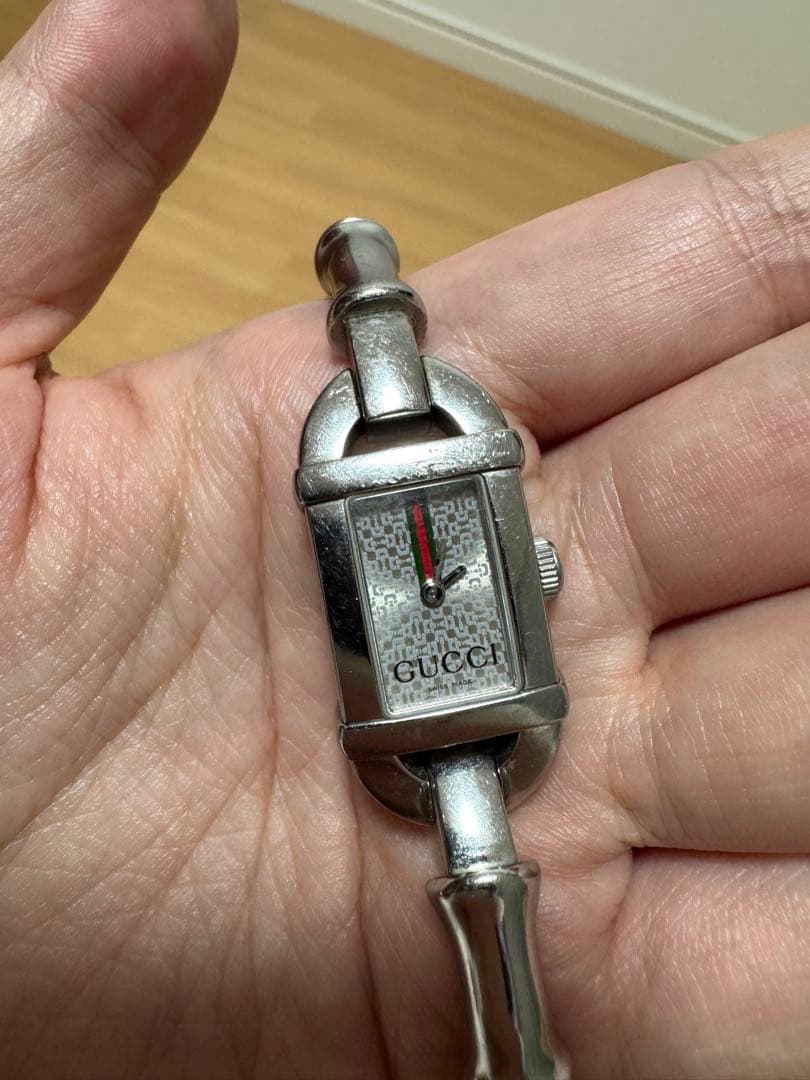 GUCCI バンブーデザイン 腕時計ブレスレット　6800L 箱・パーツあり