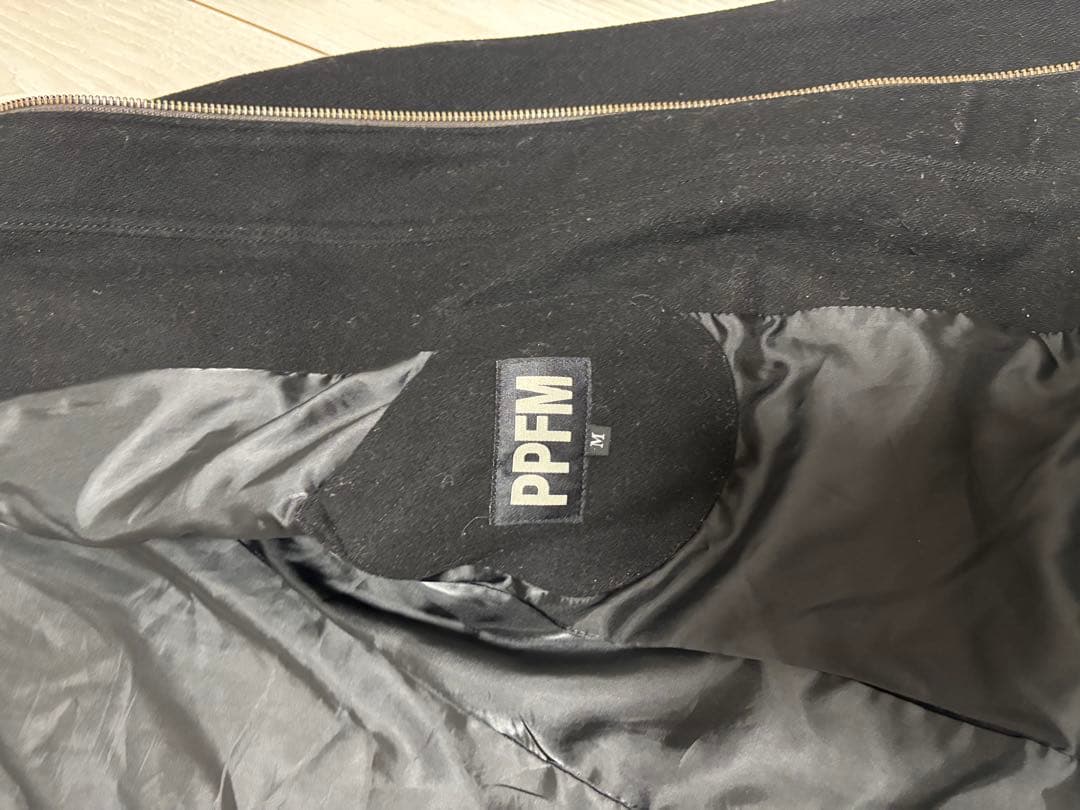 PPFM ボリュームネック　ウールコート