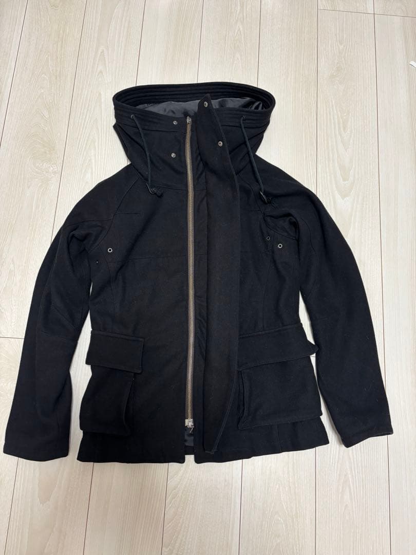 PPFM ボリュームネック　ウールコート