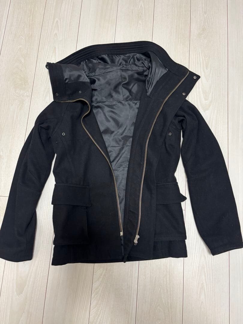 PPFM ボリュームネック　ウールコート