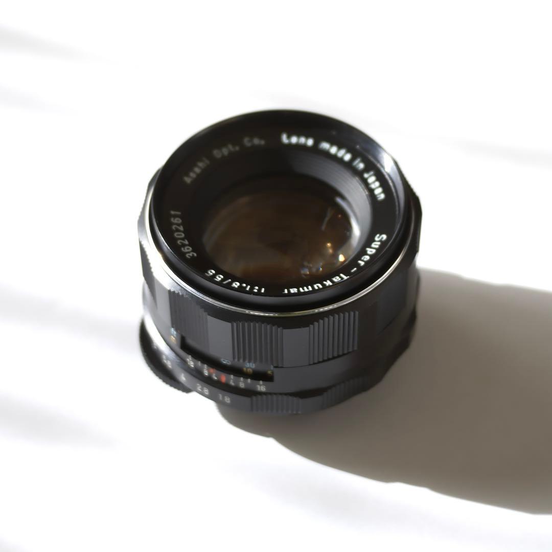 Super Takumar 55mm f1.8【M42】【最上級虹色フレア】希少